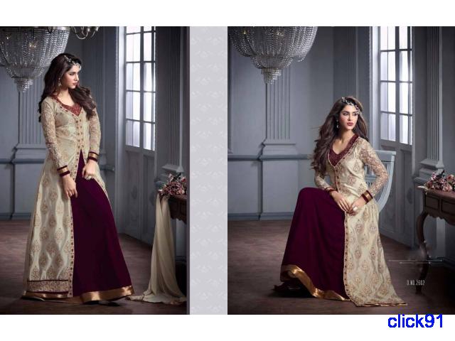 Women's clothing Long Dresses-Long Gown-Designer Chaniya Choli-Saree - 1/1
